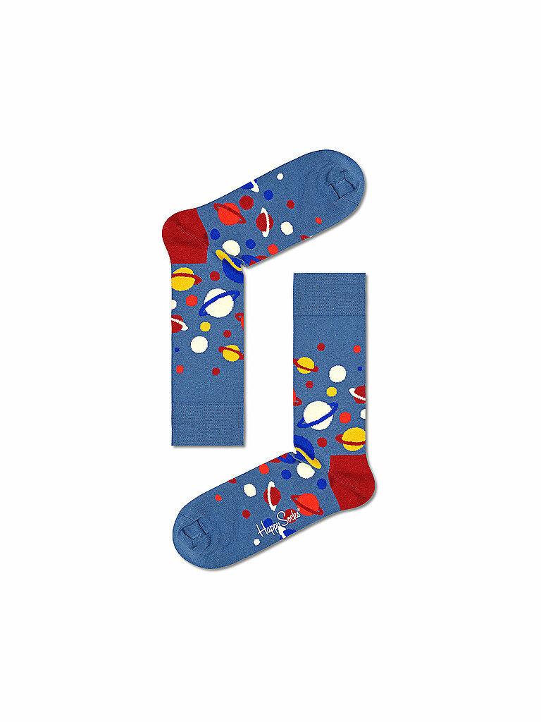 HAPPY SOCKS Herren Socken THE MILKY WAY medium grey grau | 36-40